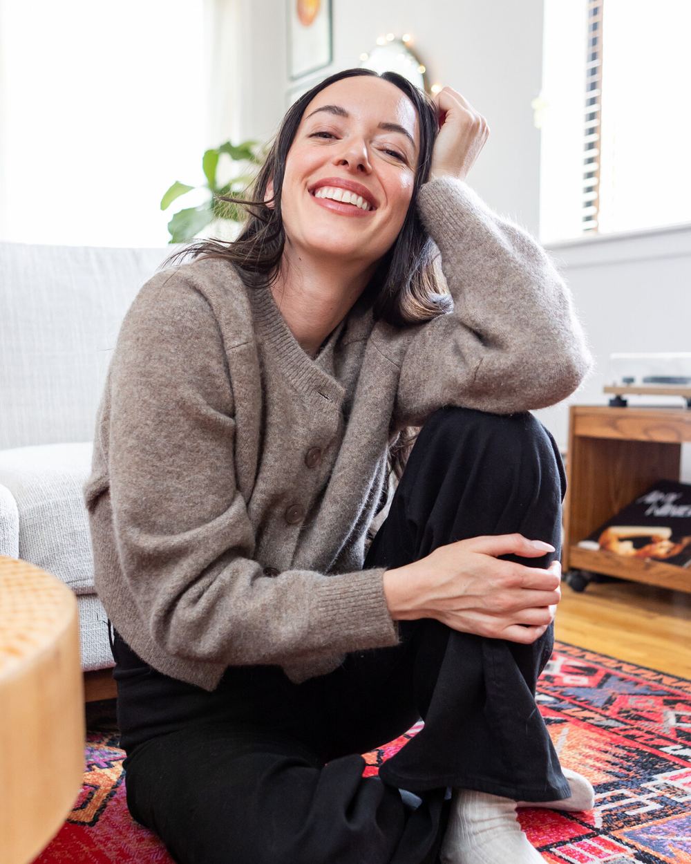 Zoey Reinach laughing